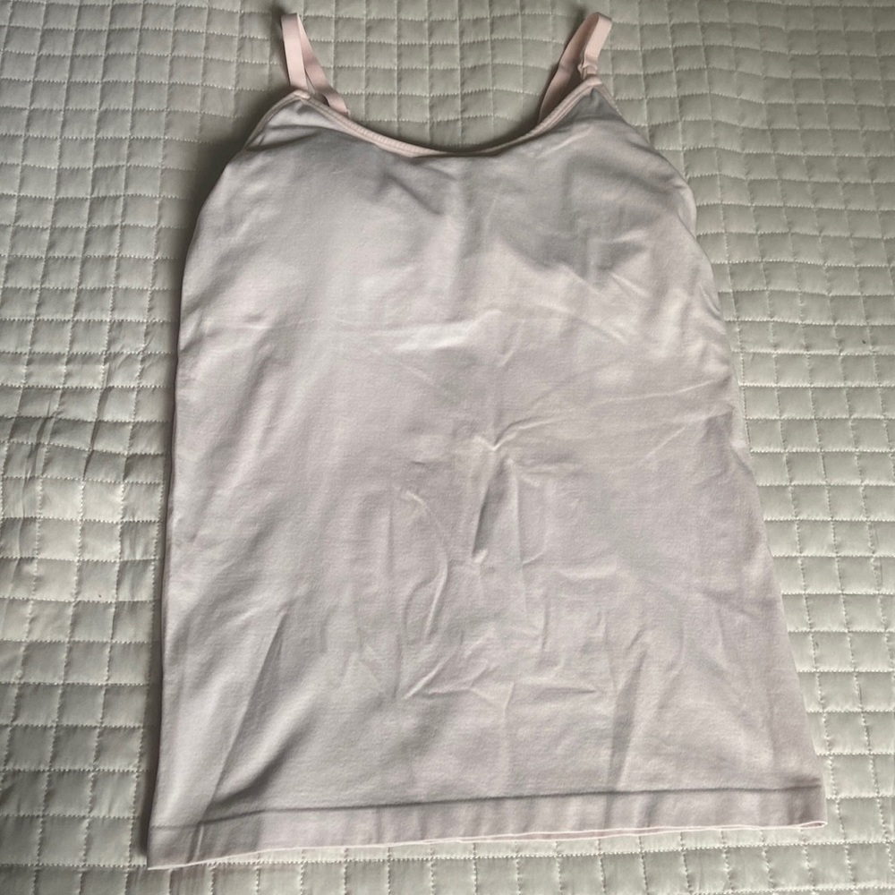 Nursing tank top sz med, blush pink